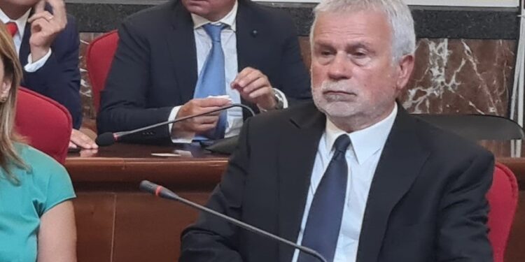 L'assessore ai Lavori pubblici, Salvatore Monteleone