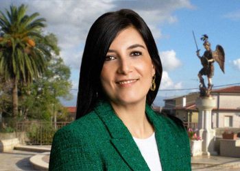 Una foto del sindaco di Rombiolo, Caterina Contartese