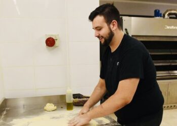 Il giovane panettiere Mattia Tassone