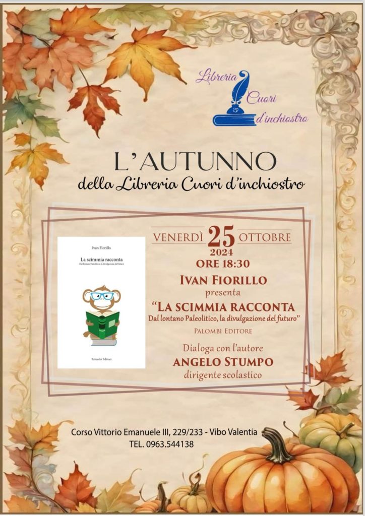 Locandina del programma L'autunno della Libreria Cuori d'Inchiostro