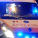 Un'ambulanza del servizio 118
