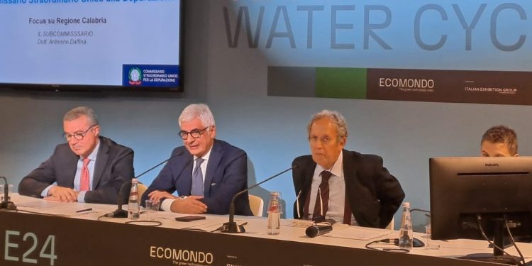 “Ecomondo”, il vibonese Daffinà espone le attività della struttura commissariale alla depurazione