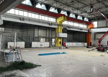 Vibo, il PalaPace presto a nuova vita: in corso i lavori di ristrutturazione dell’impianto sportivo – Foto
