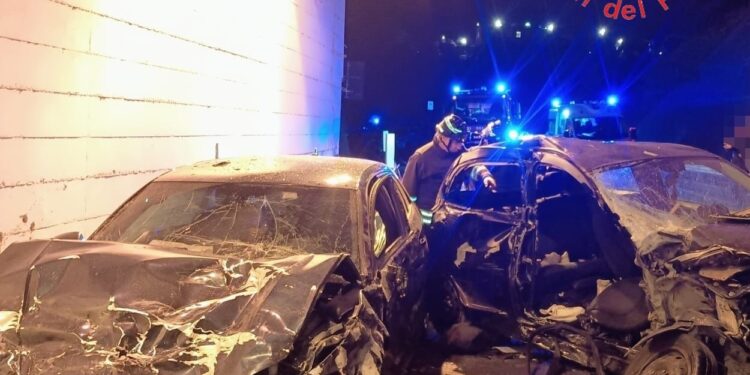 Incidente strada statale 109 a Catanzaro