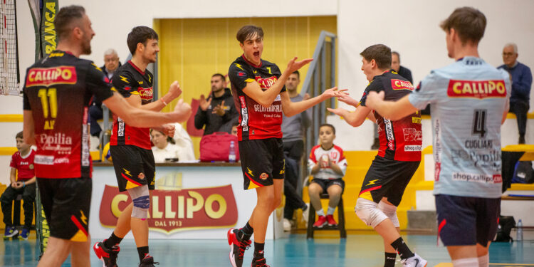 Pallavolo Serie B maschile, la Tonno Callipo chiude il 2024 con una vittoria: battuto il Catania