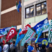Una manifestazione dei precari della sanità a Vibo di fronte all'Asp