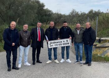 Viabilità. Sopralluogo di L’Andolina e Mangiardi lungo le strade provinciali che conducono a Dinami
