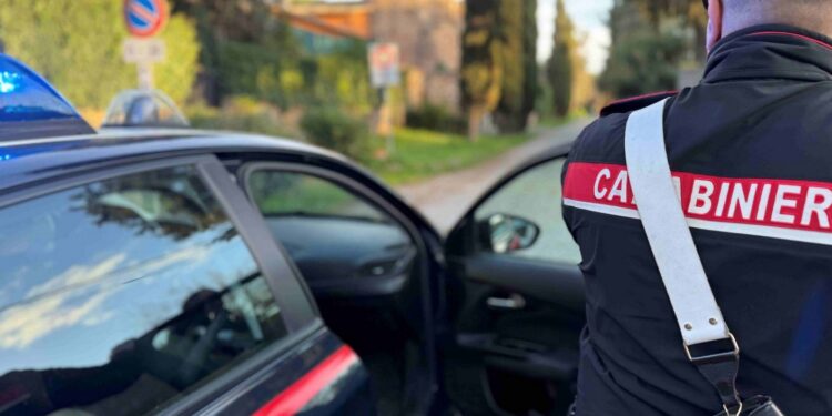 Una foto dei carabinieri. Sono stati loro a trarre in arresto l'imprenditore calabrese