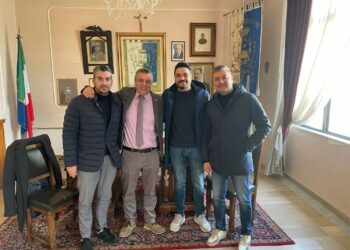 Una foto dell'incontro tenutosi a Serra San Bruno. Nella foto, da sinistra, Franzè, L'Andolina, Barillari e Galeano