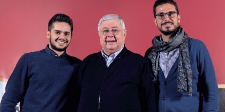 In foto, al centro, il patron Pippo Callipo. Alla sua destra il figlio Giacinto, a sinistra Filippo Maria