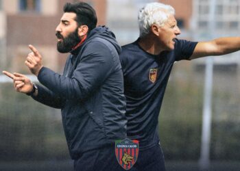 In foto la nuova guida del Cosenza Calcio, Tortelli e Belmonte