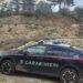 L'area sequestrata dai carabinieri dove sono stati eseguiti i lavori abusivi