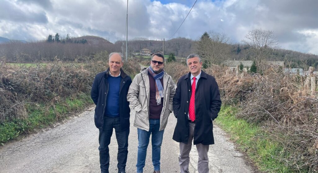 L’Andolina e Mangiardi con il sindaco Gennaro Crispo
