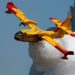L'immagine di un canadair in azione