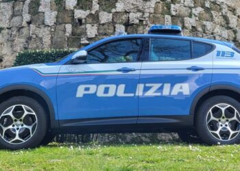 Una volante della polizia