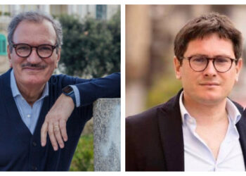 Il sindaco Enzo Romeo e il segretario provinciale dell'Udc, Stefano Luciano