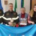 Una delegazione dell'Unicef in visita ai Vigili del fuoco