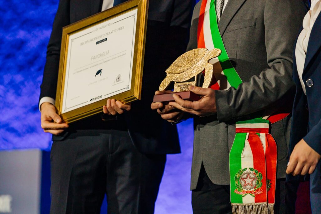 Il premio Plastic Free ottenuto dal Comune di Parghelia