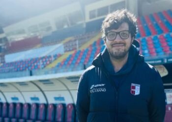 Una foto di Antonio Greco, match analyst della Vibonese che affronterà uno stage al Liverpool