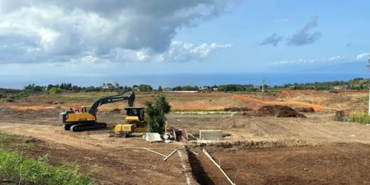 Il cantiere del nuovo ospedale di Vibo Valentia