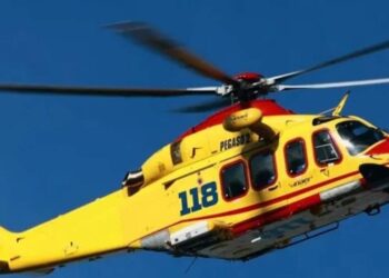L'elisoccorso in azione