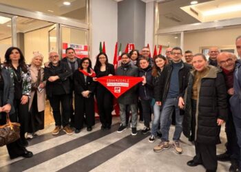 Una foto dell'assemblea di Fp Cgil