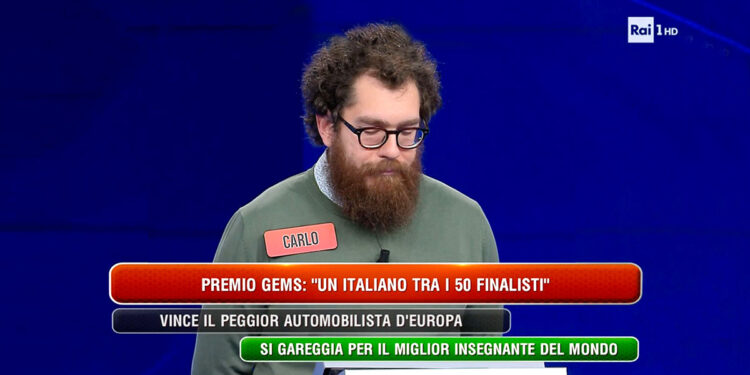 La storia del docente di Spilinga Giuseppe Fiamingo finisce a “L’Eredità” di Rai Uno – Video