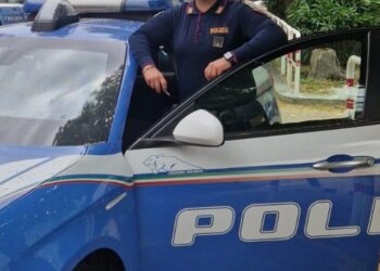 Una pattuglia della Polizia di Stato