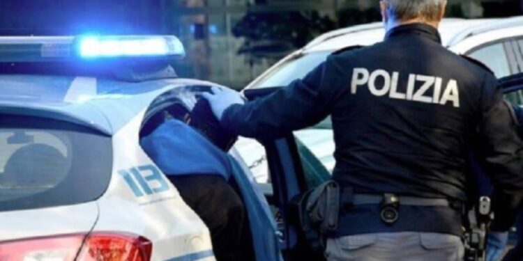 Un arresto da parte della Polizia