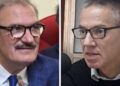 Il sindaco Enzo Romeo e, a destra, il Capo di Gabinetto Gianpiero Menniti