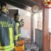 A fuoco una veranda nel Vibonese: i vigili del fuoco evitano il propagarsi dell’incendio