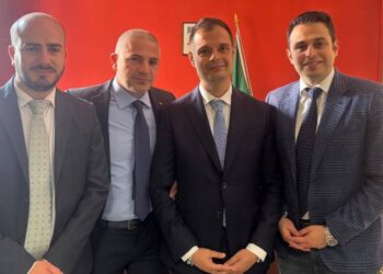 Il gruppo Cuore Vibonese. Da sinistra: Danilo Tucci, Giuseppe Russo, Giuseppe Calabria e Giuseppe Cutrullà