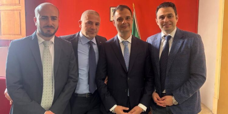 Il gruppo Cuore Vibonese. Da sinistra: Danilo Tucci, Giuseppe Russo, Giuseppe Calabria e Giuseppe Cutrullà