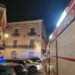 L'intervento dei vigili del fuoco sul luogo dell'incendio