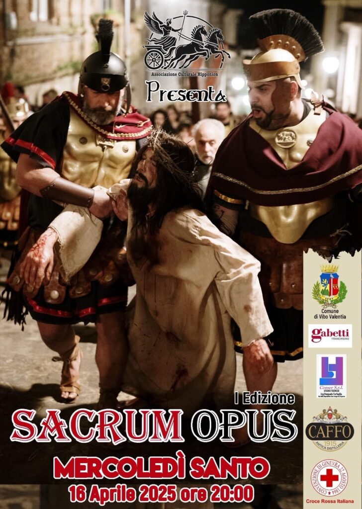 La locandina dell'Opera Sacra di Vibo Valentia