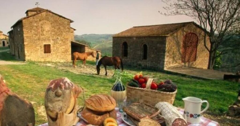 L'immagine di un agriturismo