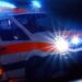 Una ambulanza di notte