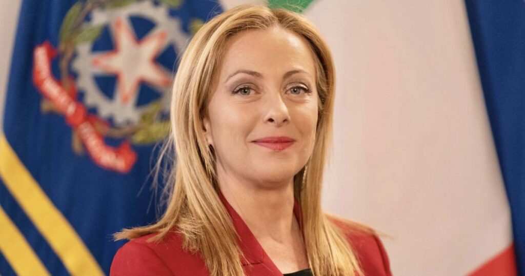 La premier Giorgia Meloni