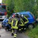 I vigili del fuoco sul luogo del terribile incidente avvenuto in Calabria