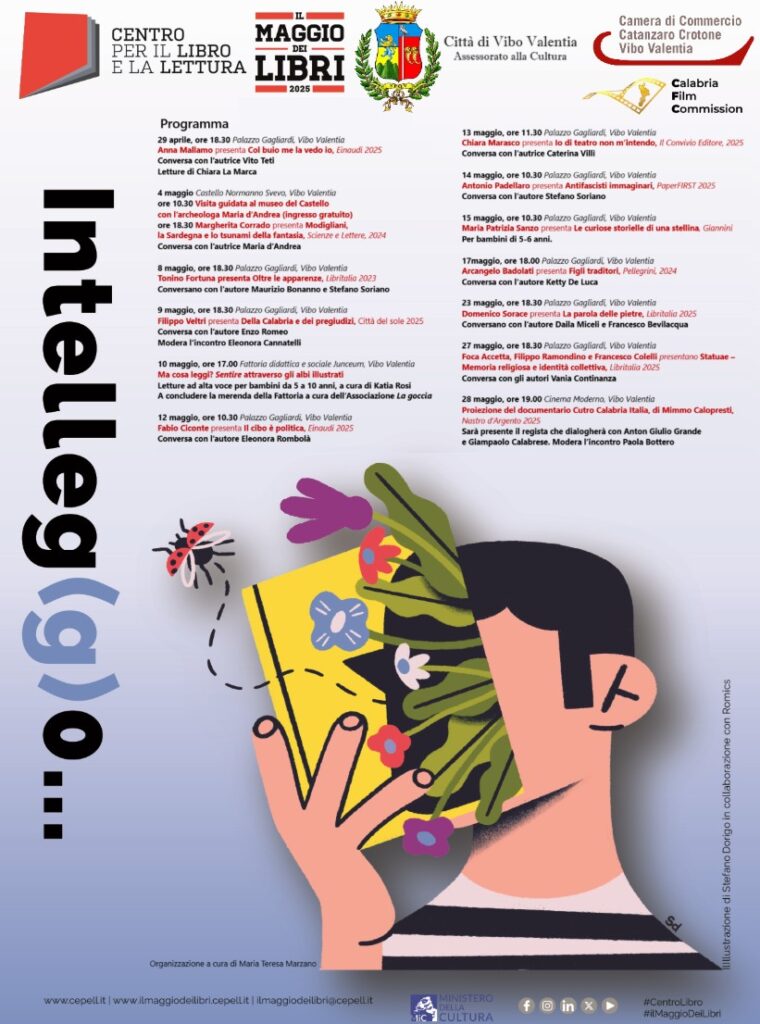 Il programma del Maggio dei Libri a Vibo Valentia