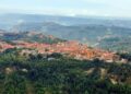 Una immagine dall'alto di Piscopio, frazione di Vibo Valentia