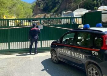 Il sequestro di un impianto in Calabria da parte dei carabinieri
