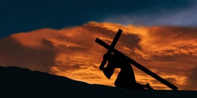 Una immagine della via crucis