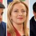 Da sinistra: Riccardo Tucci, Giorgia Meloni e Matteo Salvini