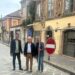Gli assessori Salvatore Monteleone e Stefano Soriano su via Gagliardi a Vibo Valentia