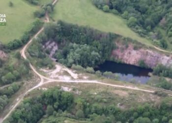 L'area dove sarebbe dovuta sorgere la diga in Calabria