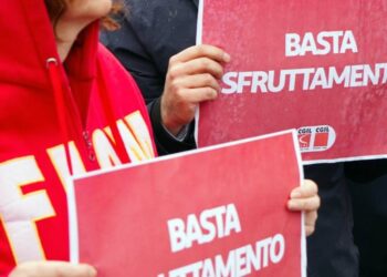 Una manifestazione della Flai Cgil