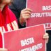 Una manifestazione della Flai Cgil