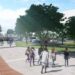 Il rendering di piazza Salvemini a Vibo Valentia