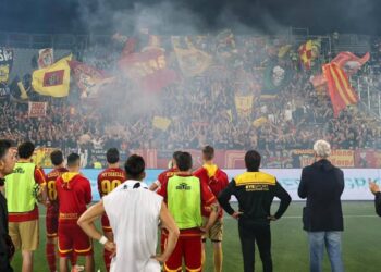 I tifosi del Catanzaro al Picco di La Spezia